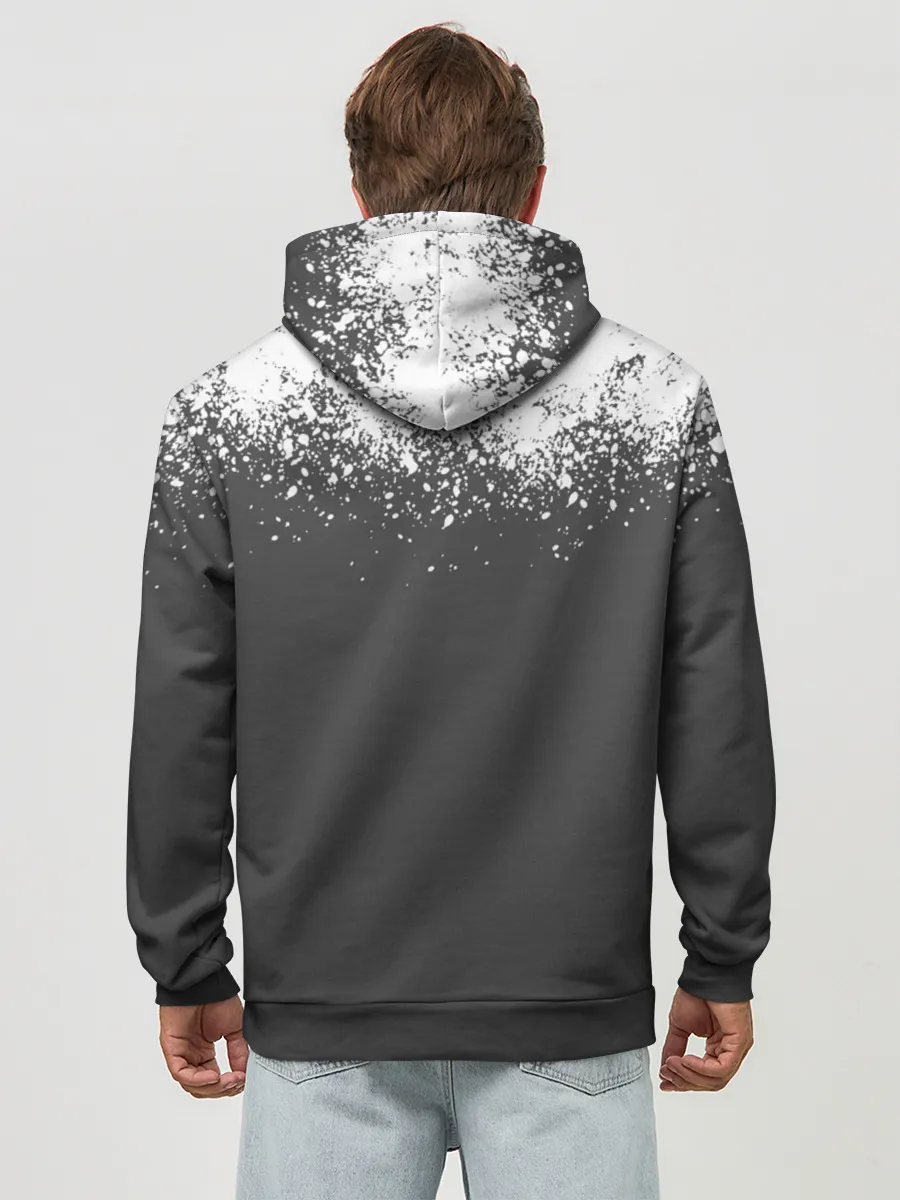 Худи мужской база хлопок / КТО КРЕСТ | ИГРА В КАЛЬМАРА