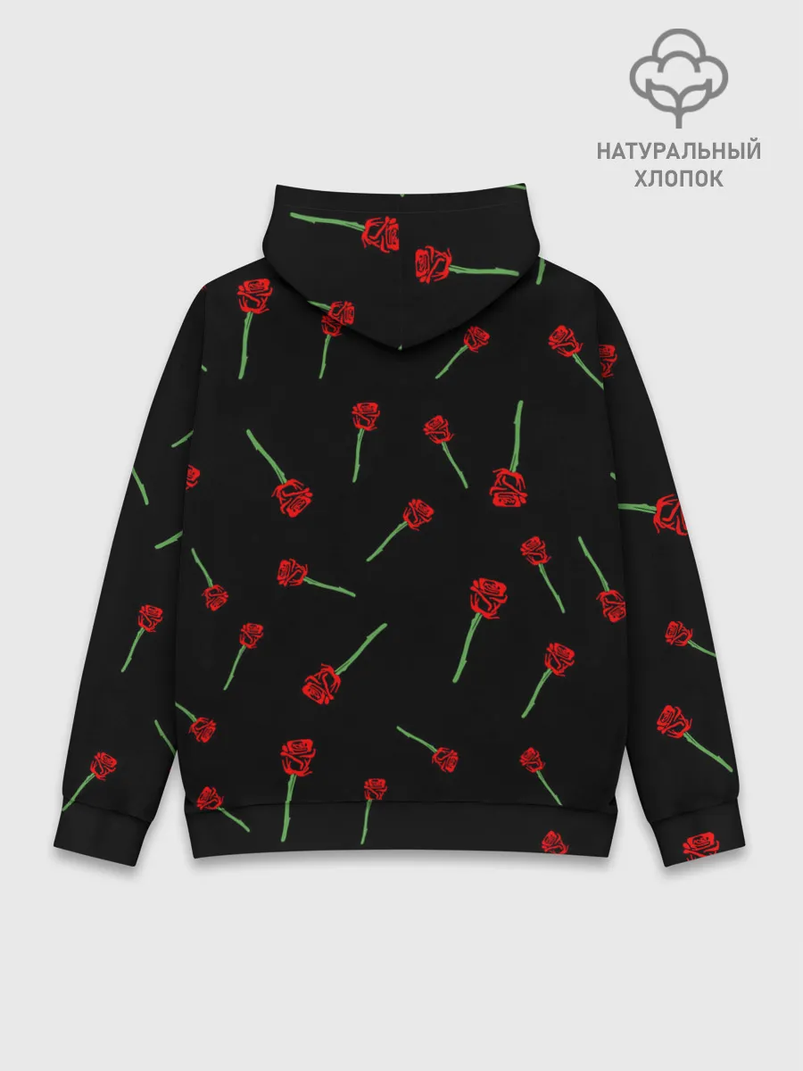 Худи мужской база хлопок / MY CHEMICAL ROMANCE РОЗЫ | MCR ROSES