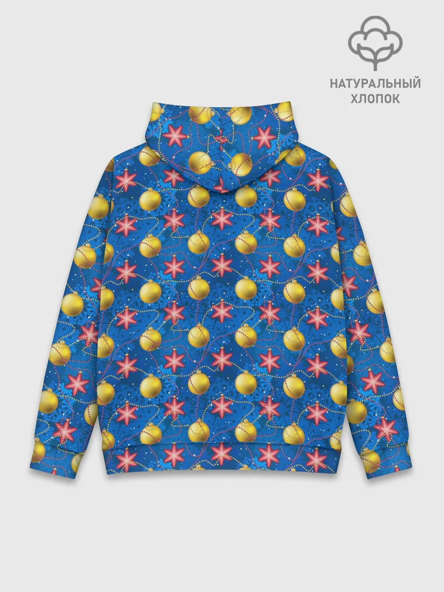 Худи мужской база хлопок / Праздничное Новогоднее Украшение