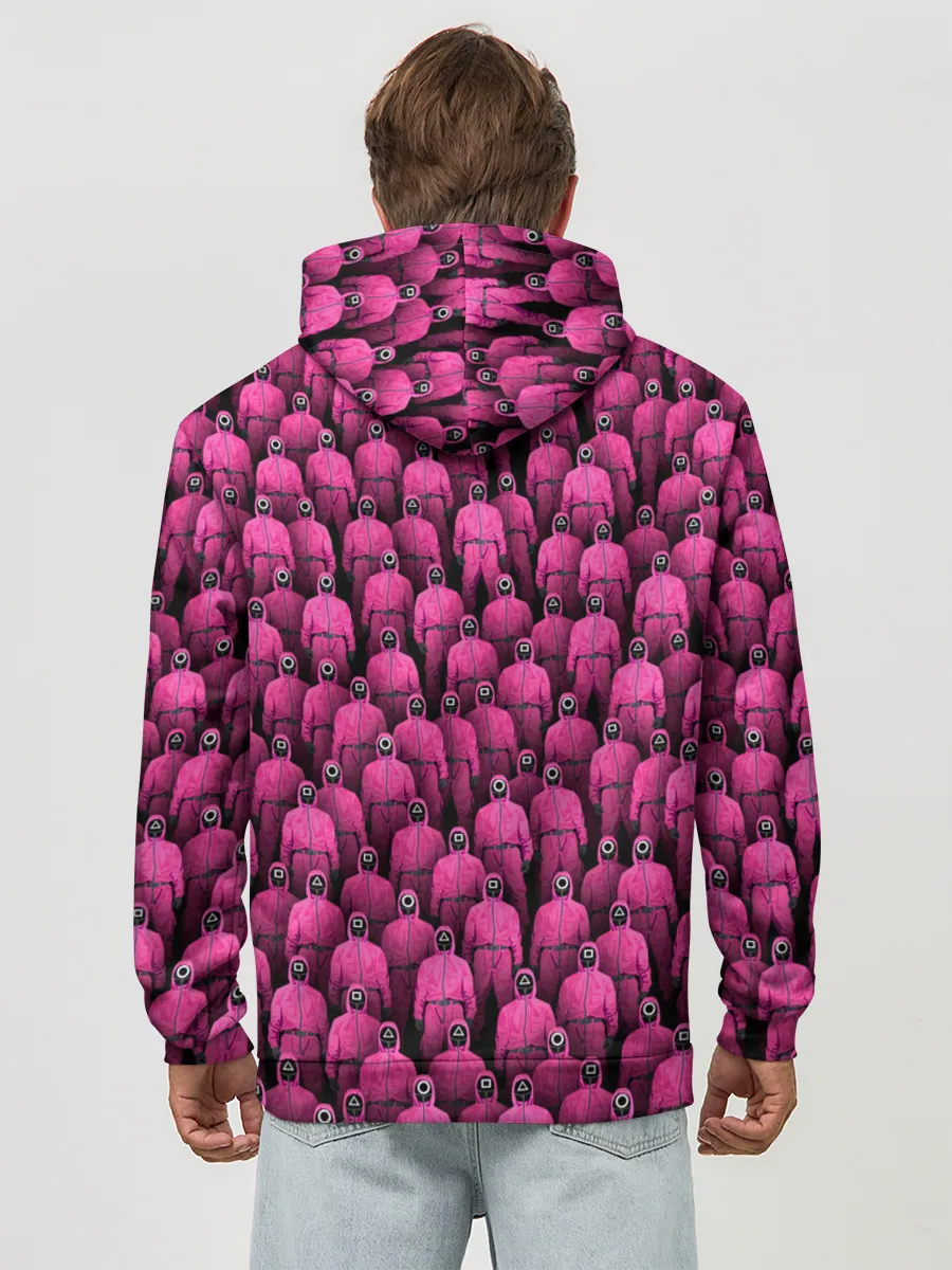 Худи мужской база хлопок / Охранники игры в кальмара