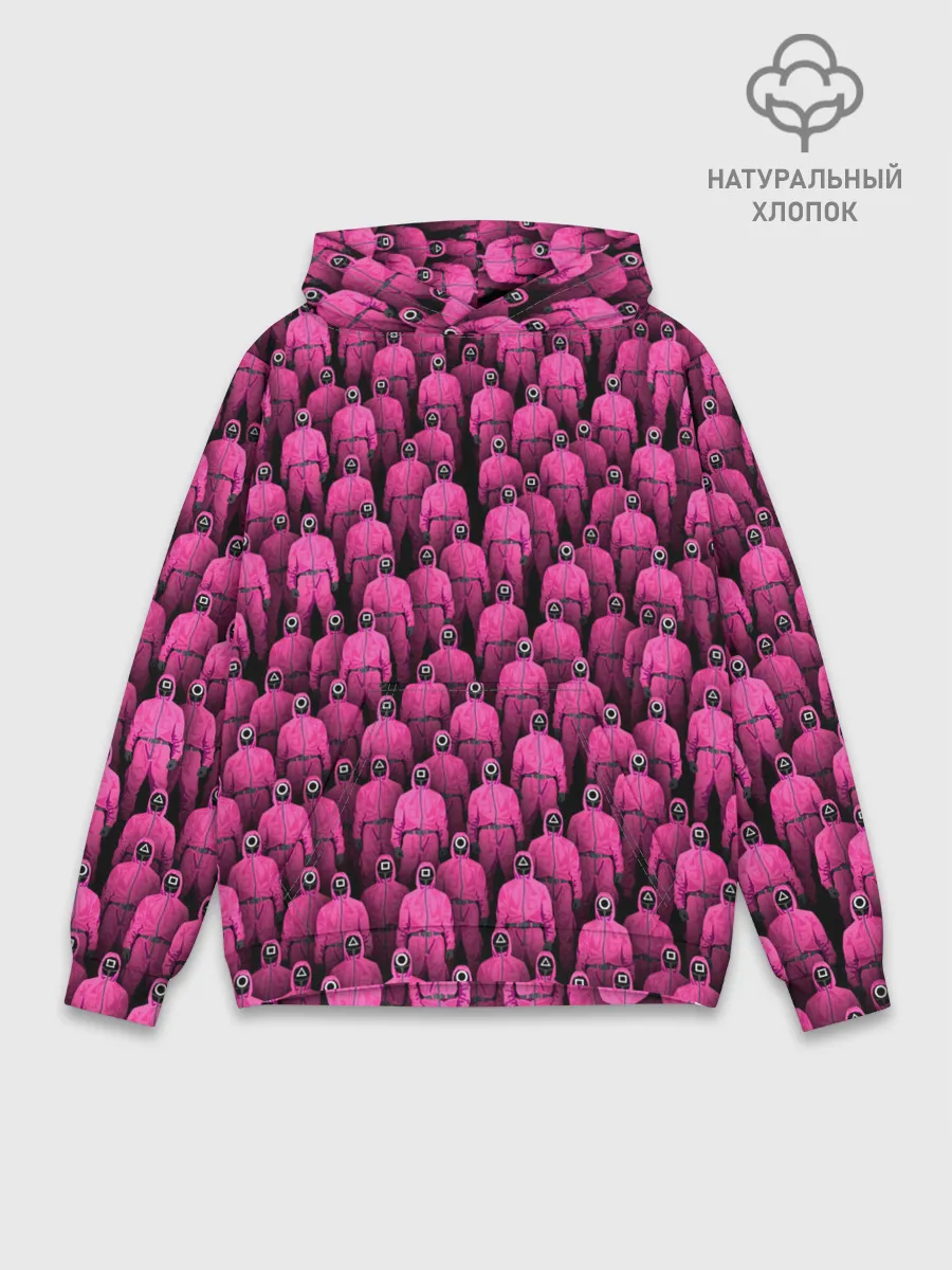 Худи мужской база хлопок / Охранники игры в кальмара