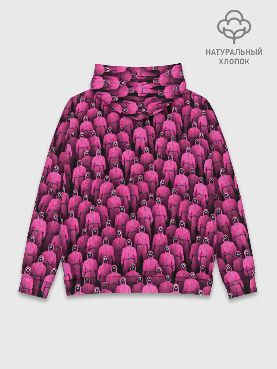 Худи мужской база хлопок / Охранники игры в кальмара