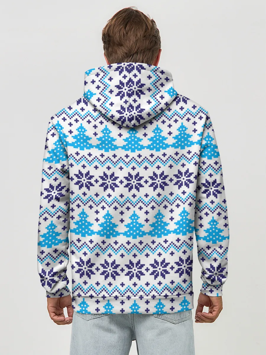 Худи мужской база хлопок / Сибирская зима 2022