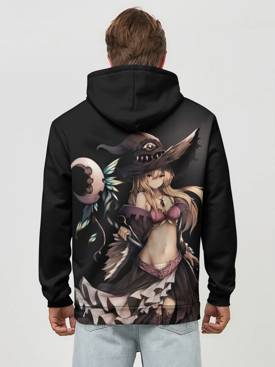 Худи мужской база хлопок / Секси ведьма блондинка