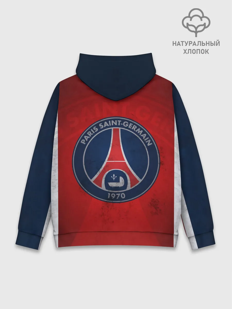 Худи мужской база хлопок / Paris Saint-Germain