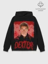 Худи мужской база хлопок / Dexter Декстер портрет постер