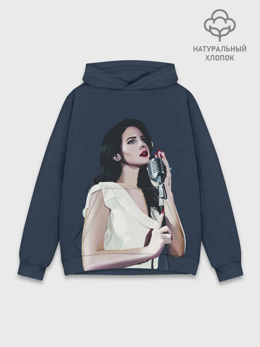 Худи мужской база хлопок / Лана с микрофоном