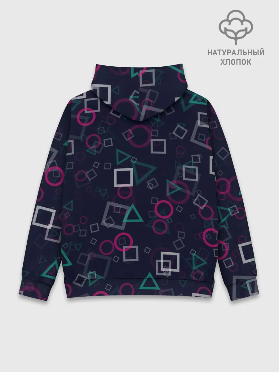 Худи мужской база хлопок / ЛОГОТИП | ИГРА В КАЛЬМАРА