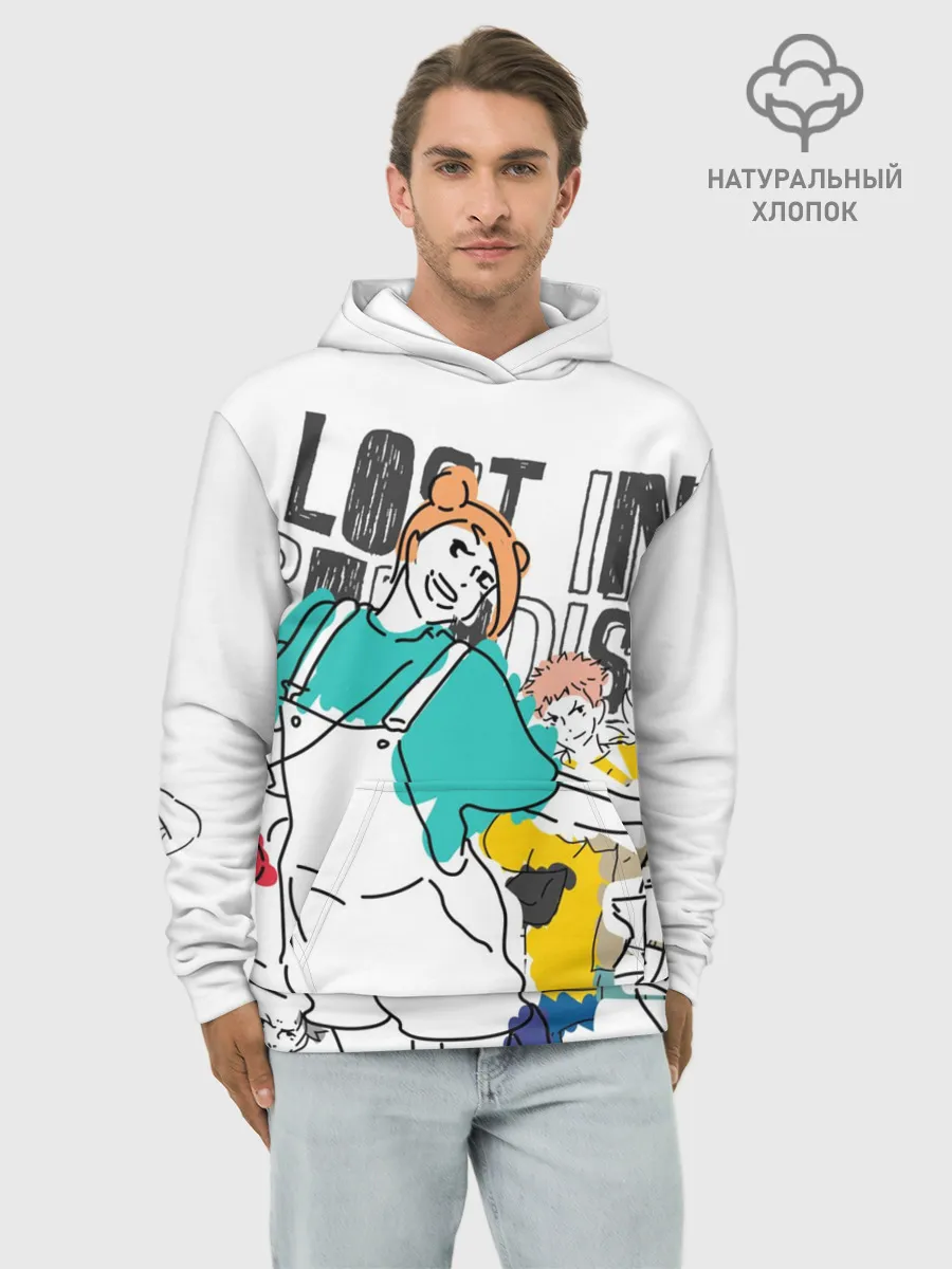 Худи мужской база хлопок / Нобара Кугисаки - Jujutsu Kaisen