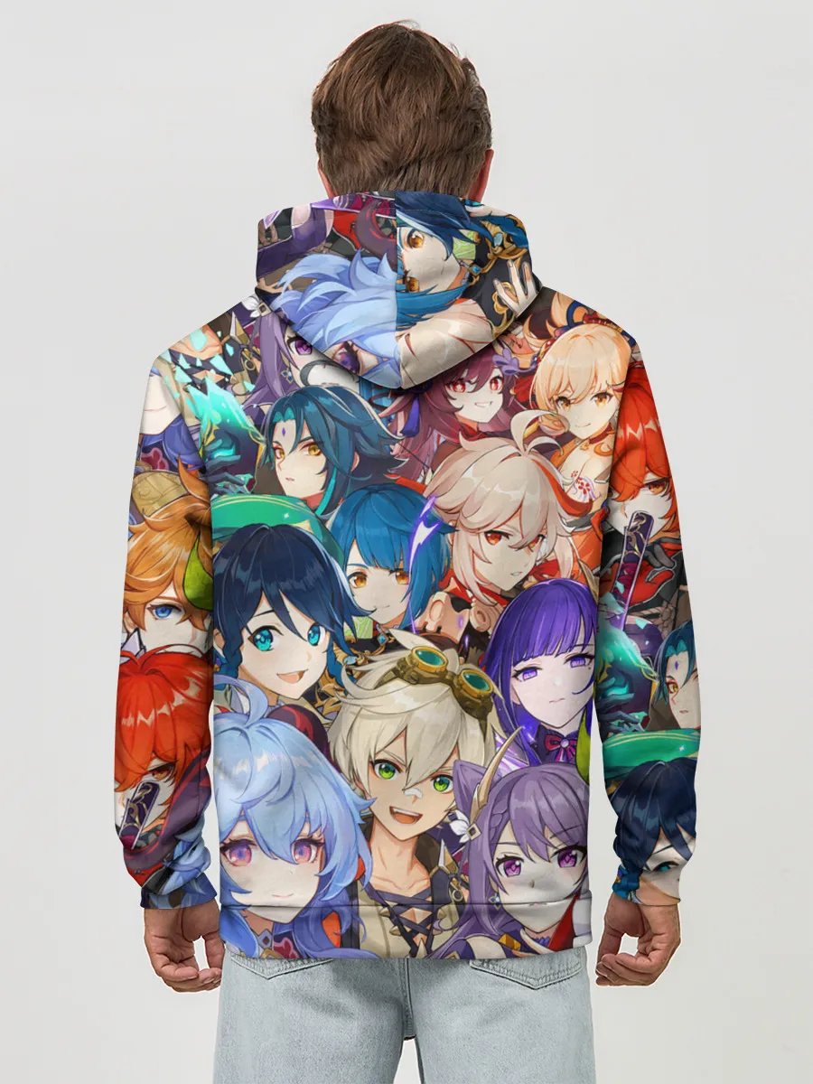 Худи мужской база хлопок / Genshin Impact - персонажи