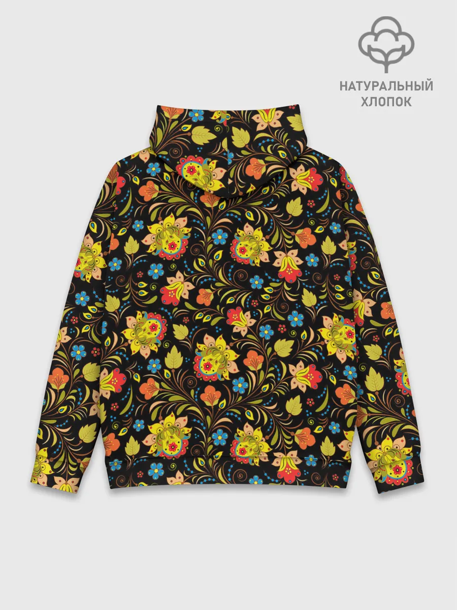 Худи мужской база хлопок / Хохломa