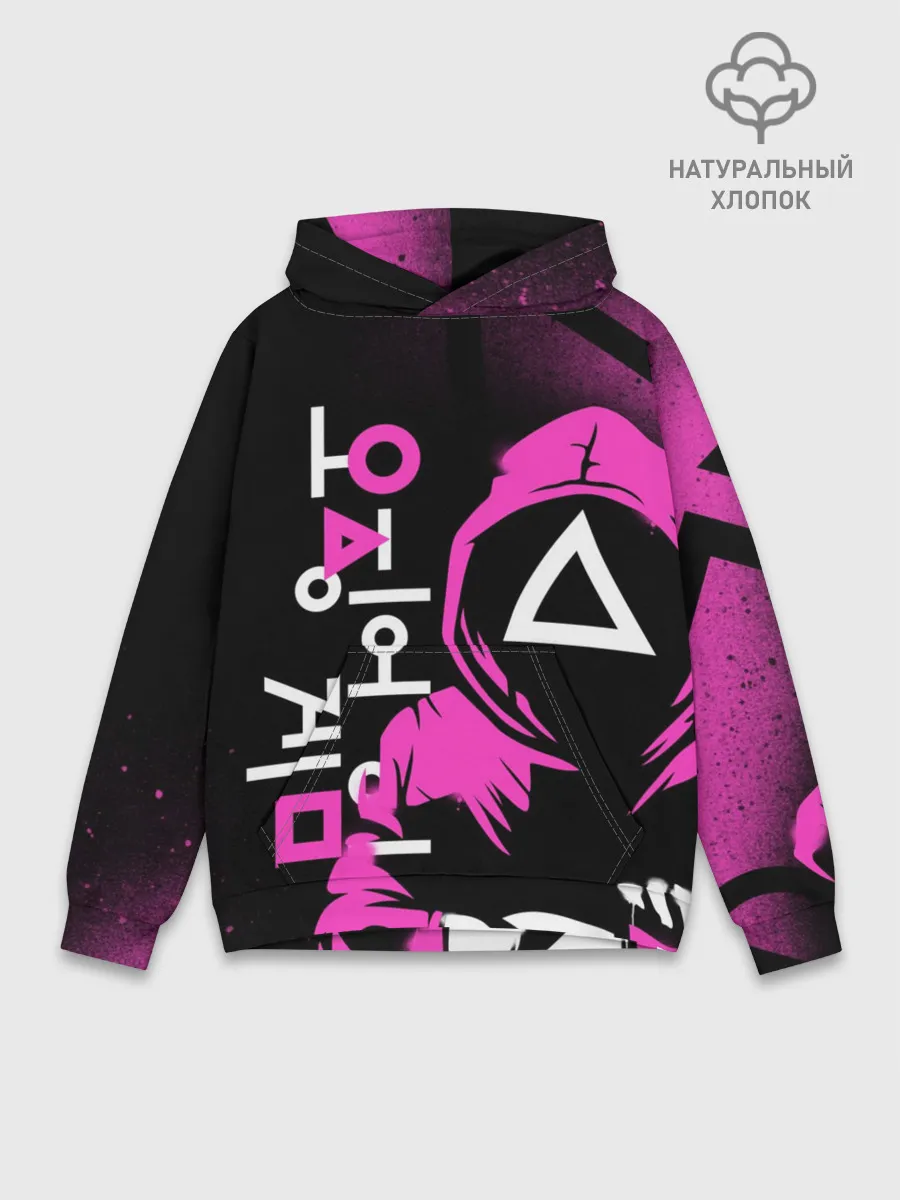 Худи мужской база хлопок / Игра в кальмара