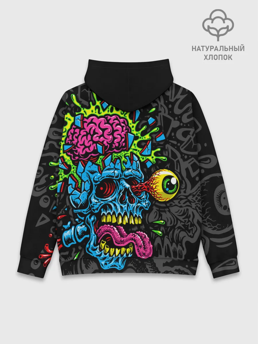 Худи мужской база хлопок / Взрыв мозгов
