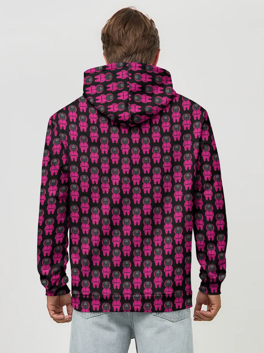 Худи мужской база хлопок / СТРАЖИ | SQUID GAME