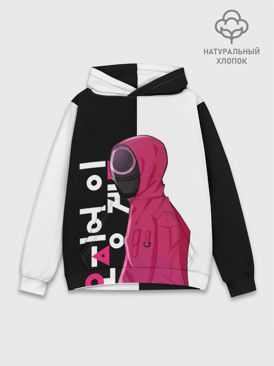 Худи мужской база хлопок / Игра в кальмара / Squid Game.
