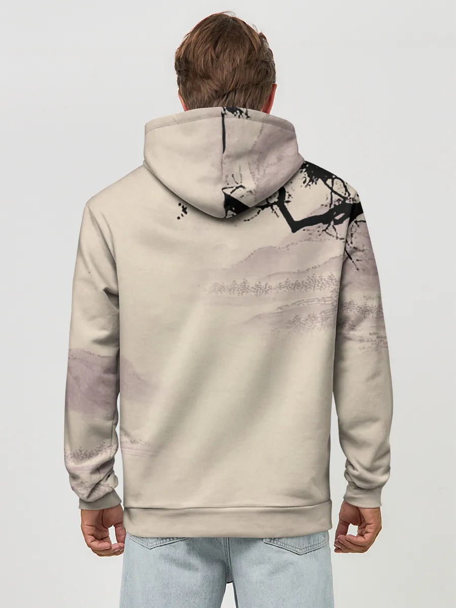 Худи мужской база хлопок / Сатору Годжо японский стиль