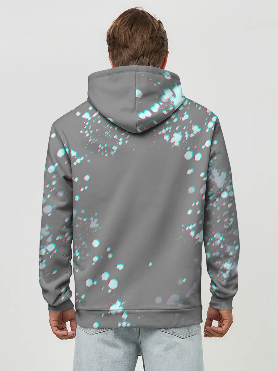 Худи мужской база хлопок / 067 | ГЛИТЧ