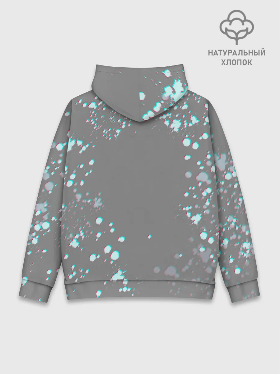Худи мужской база хлопок / 067 | ГЛИТЧ