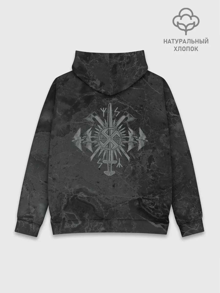 Худи мужской база хлопок / Algiz | Eolh