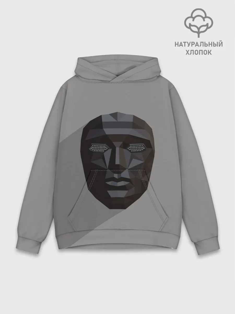 Худи мужской база хлопок / ИГРА В КАЛЬМАРА РАСПОРЯДИТЕЛЬ | SQUID GAME