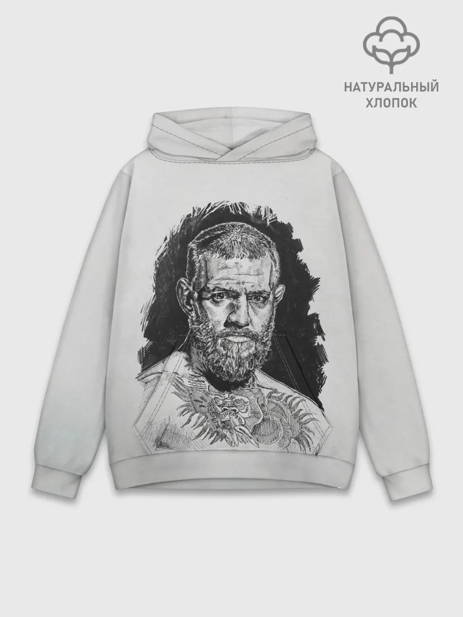 Худи мужской база хлопок / Конор МакГрегор | Conor McGregor