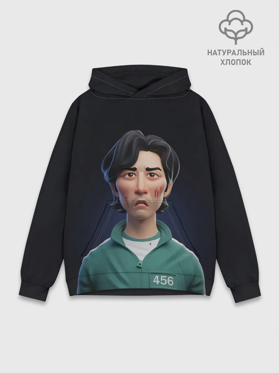 Худи мужской база хлопок / Сон Ги Хун