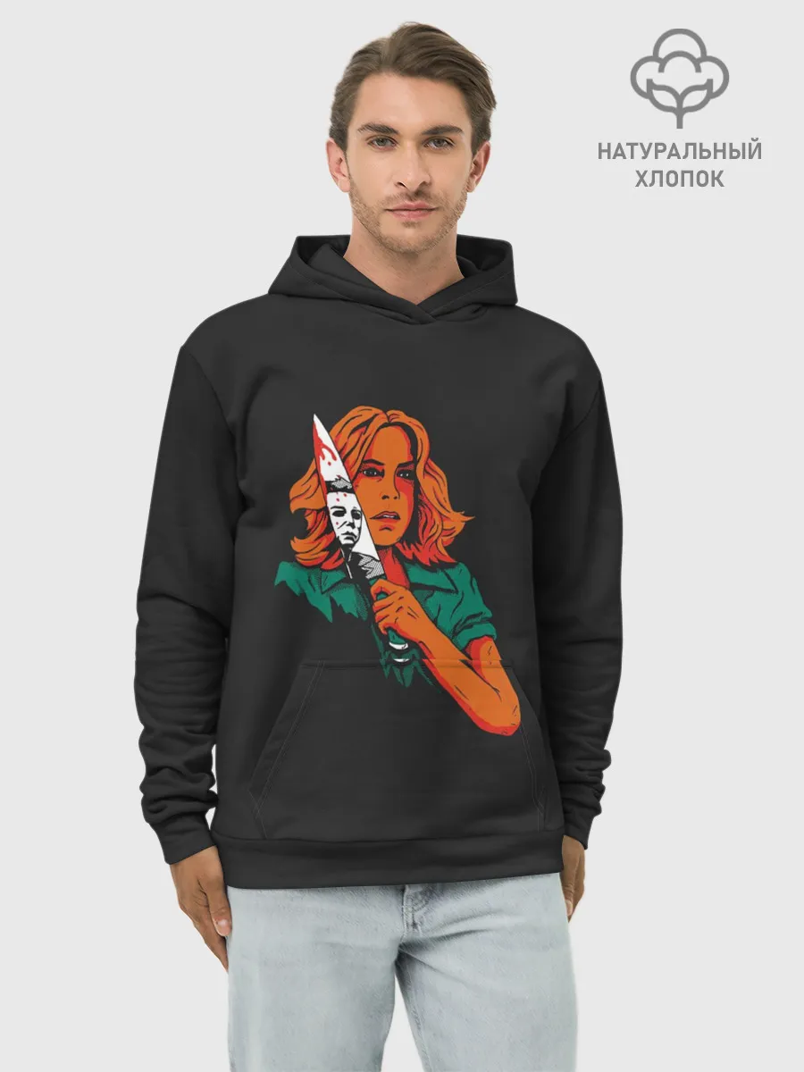 Худи мужской база хлопок / Лори. Хэллоуин