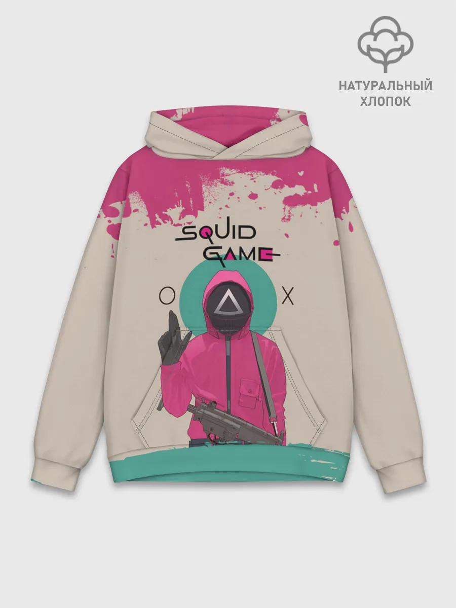 Худи мужской база хлопок / ТРЕУГОЛЬНИК НА КАРАУЛЕ