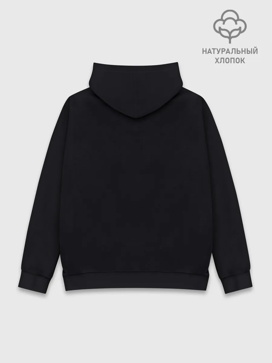 Худи мужской база хлопок / ИГРА В КАЛЬМАРА | СОТРУДНИК КВАДРАТ