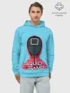 Худи мужской база хлопок / Squid game квадрат - Игра в кальмара