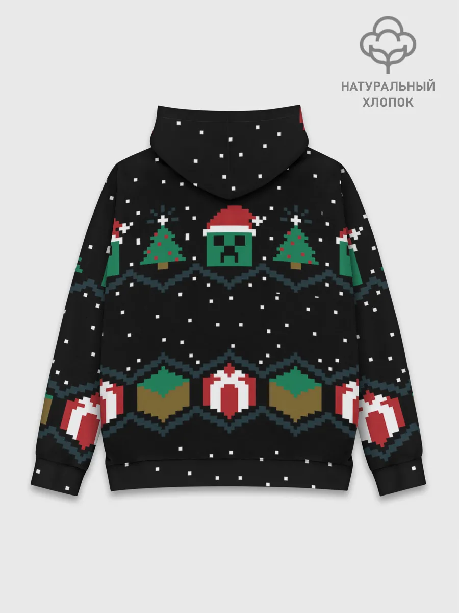 Худи мужской база хлопок / MINECRAFT