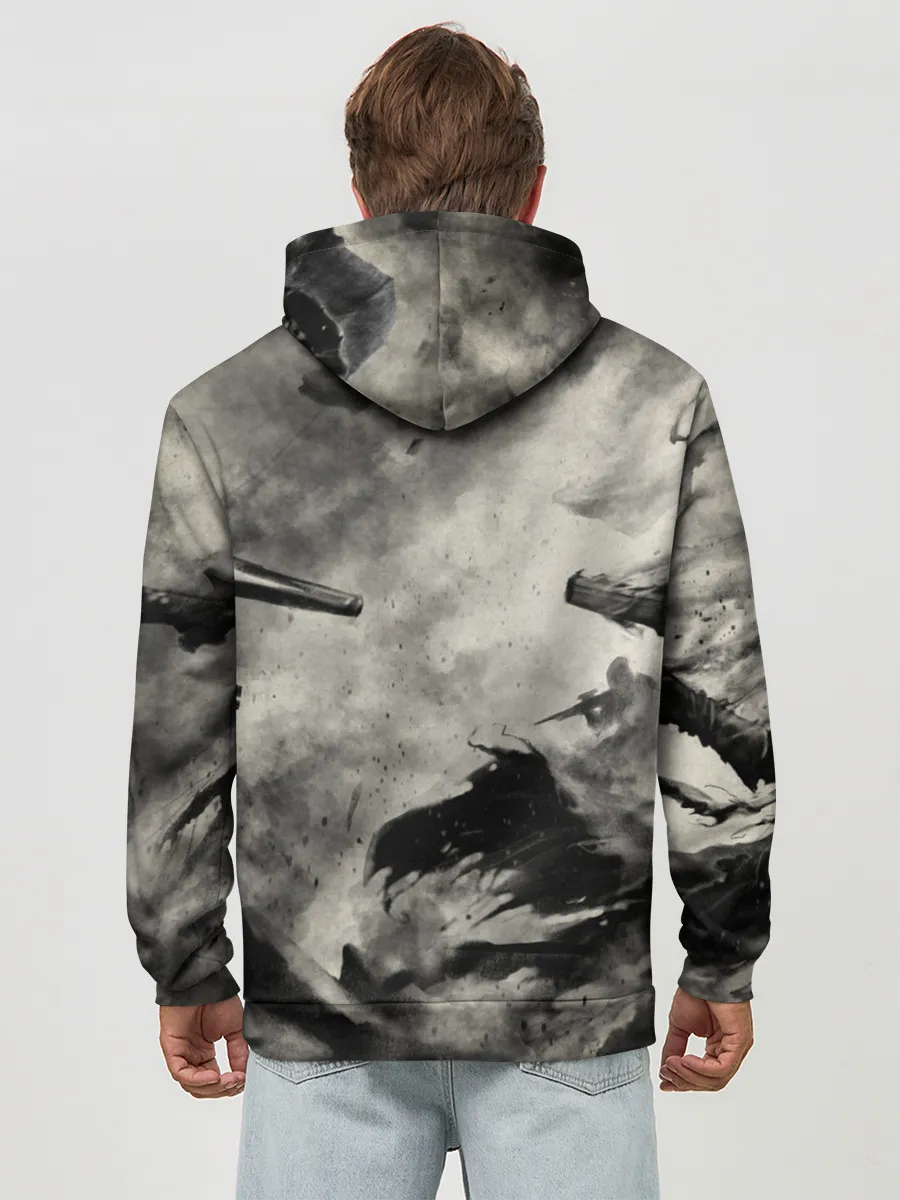 Худи мужской база хлопок / DESTINY 2 ТЁМНЫЕ СИЛЫ / CAYDE 6