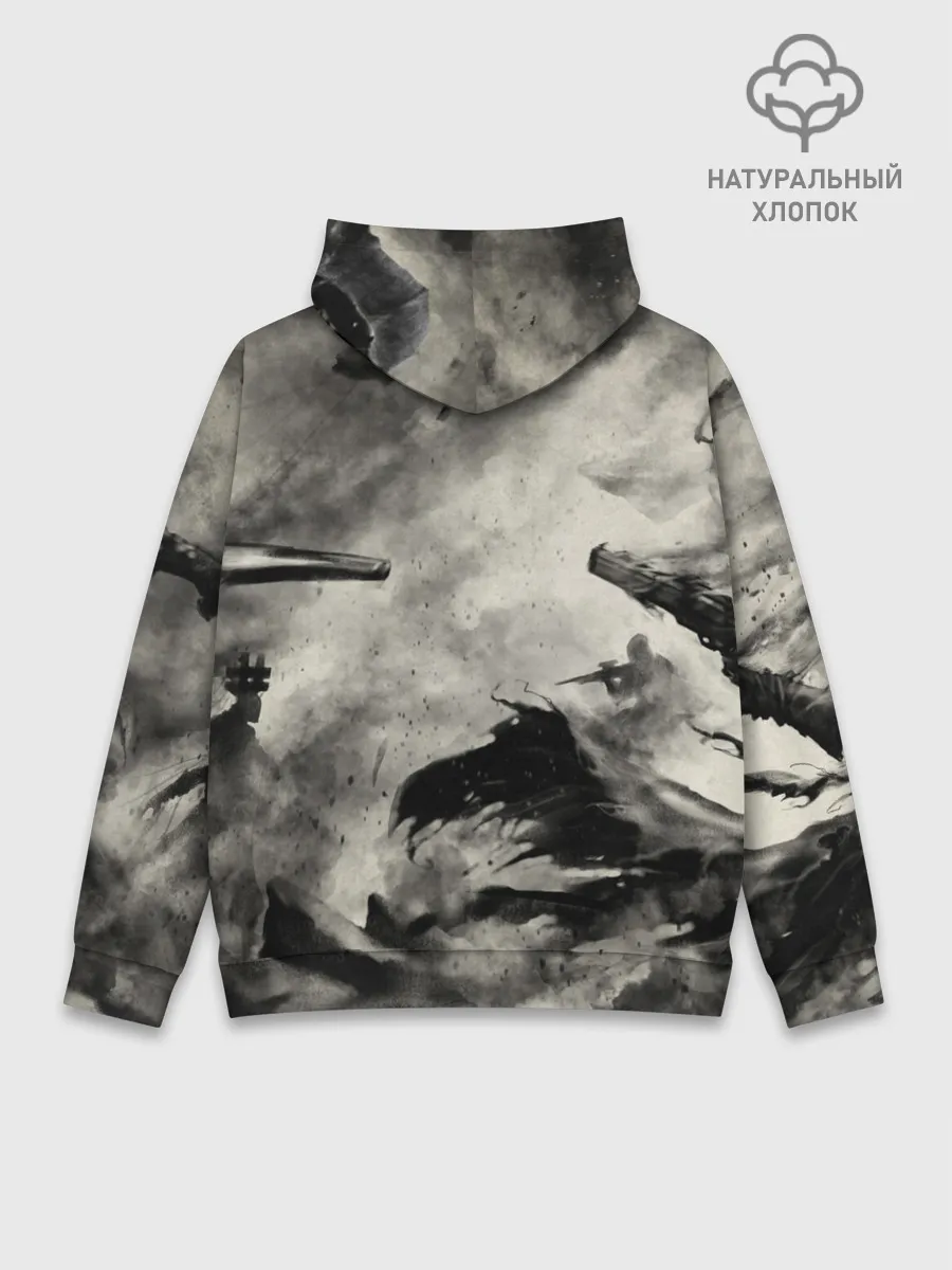 Худи мужской база хлопок / DESTINY 2 ТЁМНЫЕ СИЛЫ / CAYDE 6