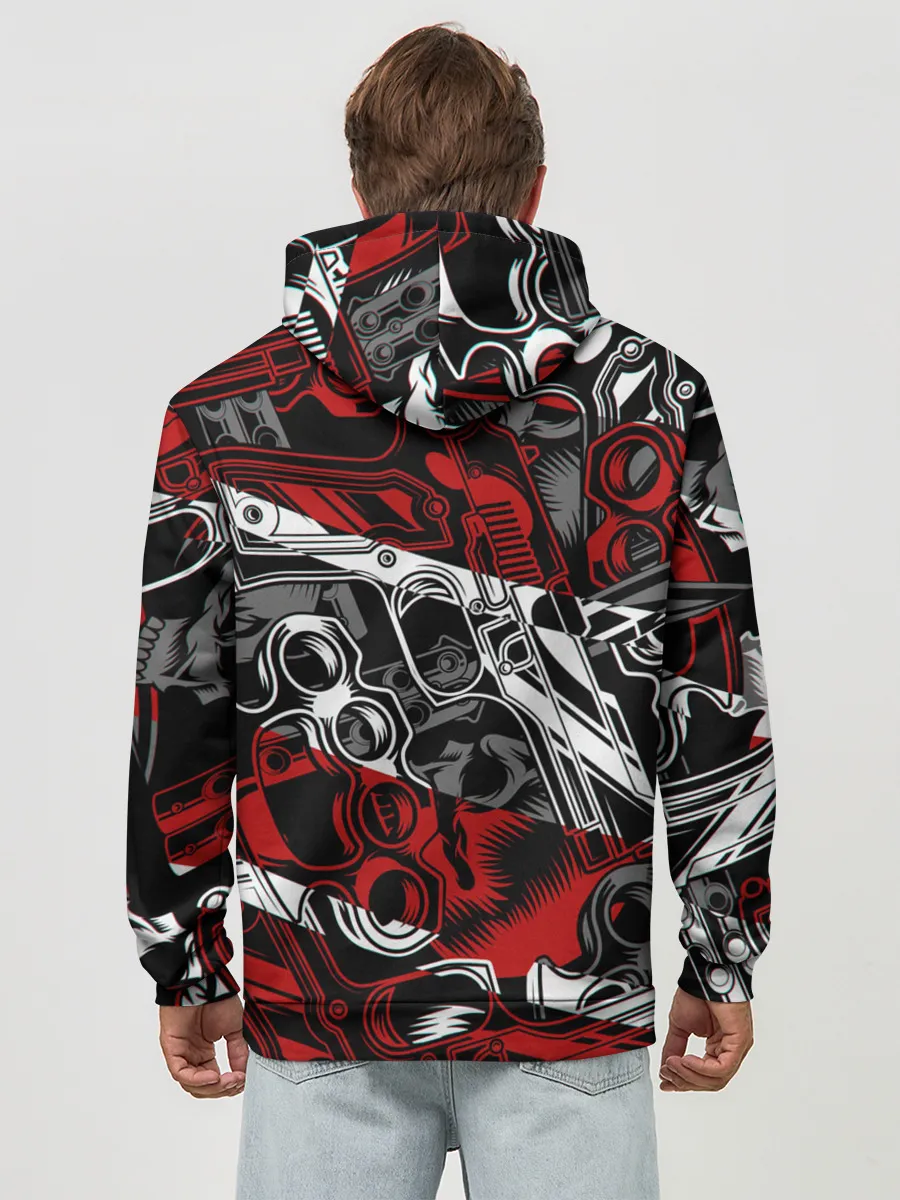 Худи мужской база хлопок / Оружейный барон