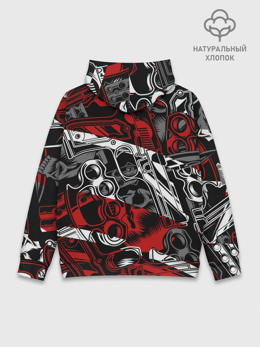 Худи мужской база хлопок / Оружейный барон