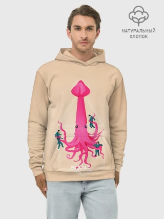 Худи мужской база хлопок / В плену у Кальмара