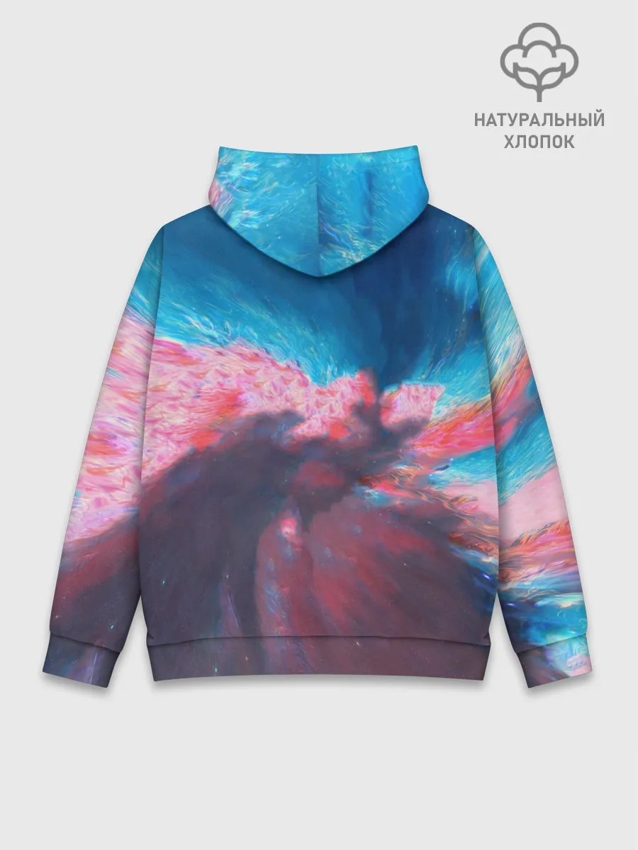 Худи мужской база хлопок / ВСЕЛЕНСКИЙ КОТ