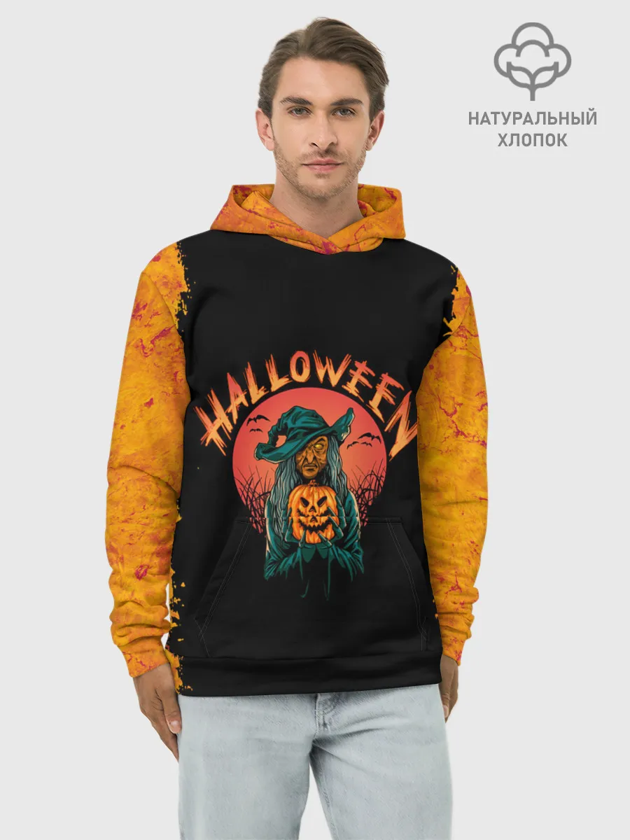 Худи мужской база хлопок / СТАРАЯ ВЕДЬМА | THE OLD WITCH