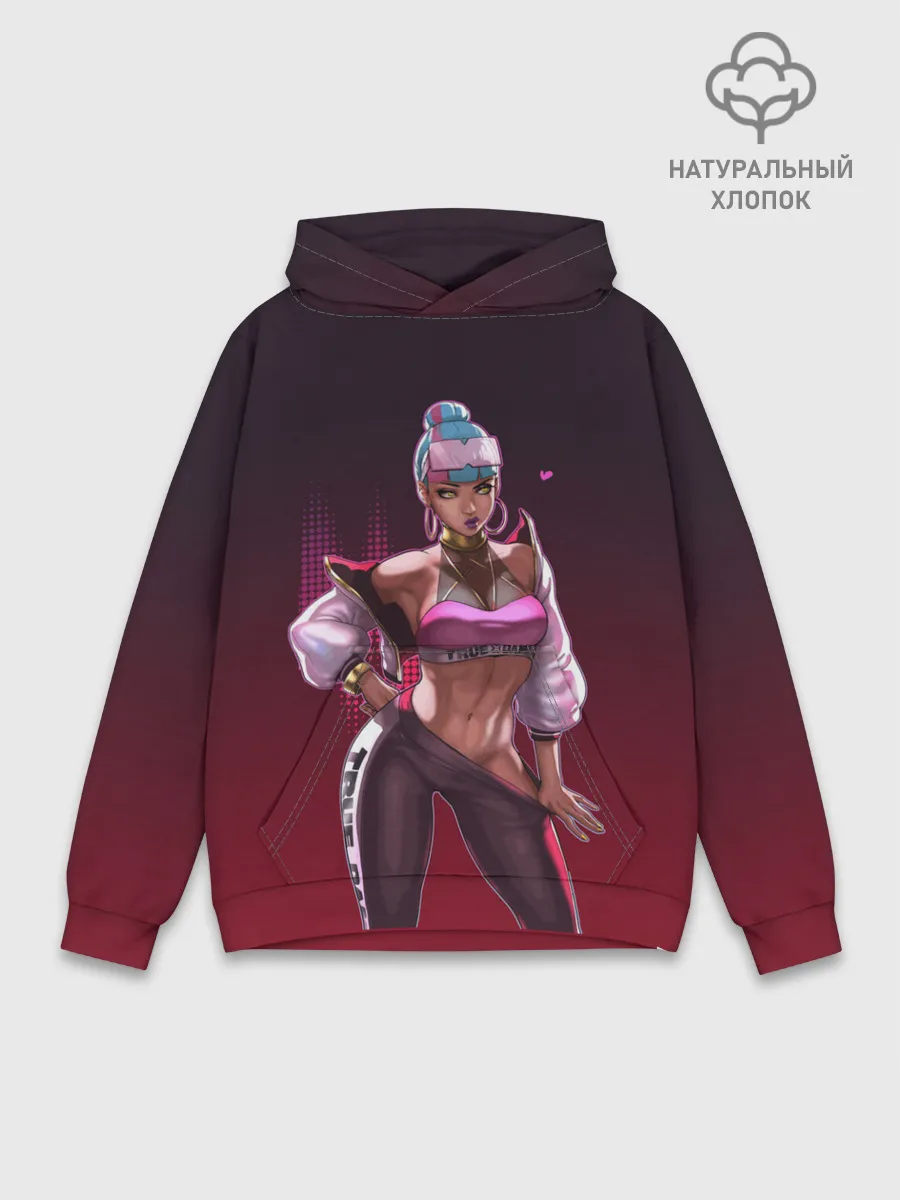 Худи мужской база хлопок / League of Legends Qiyana