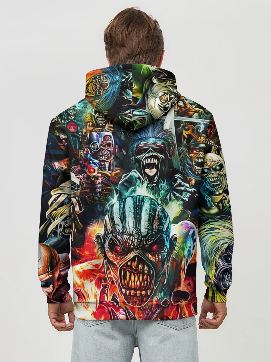 Худи мужской база хлопок / Iron Maiden