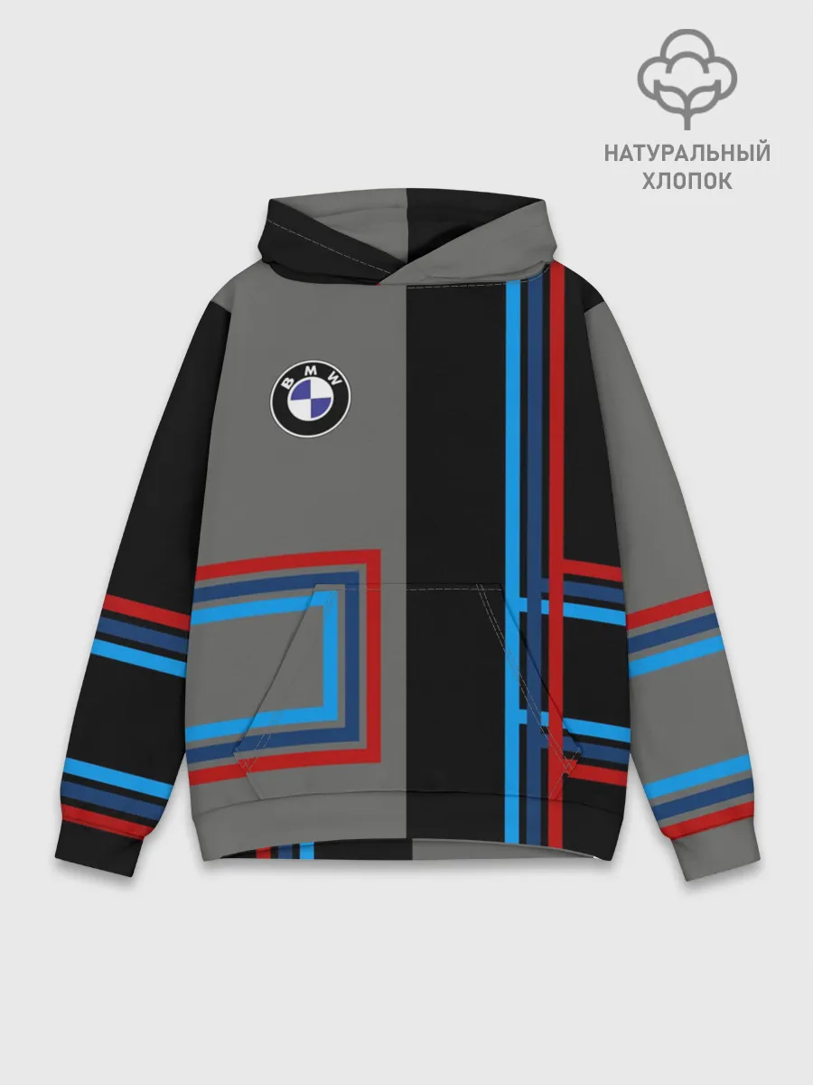 Худи мужской база хлопок / Автомобиль BMW | БМВ