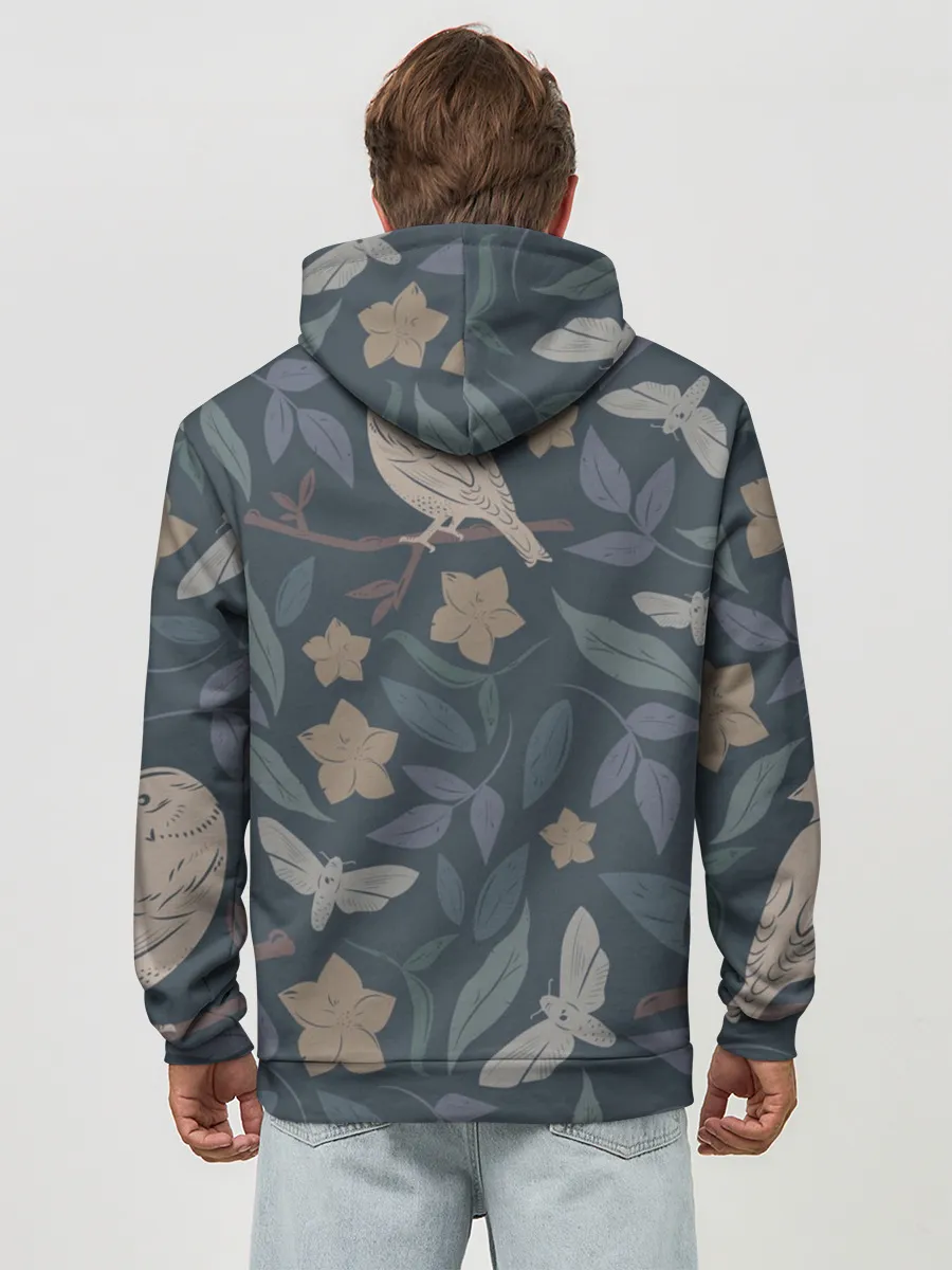 Худи мужской база хлопок / Летняя полночь