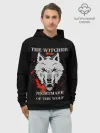 Худи мужской база хлопок / Ведьмак: Кошмар волка