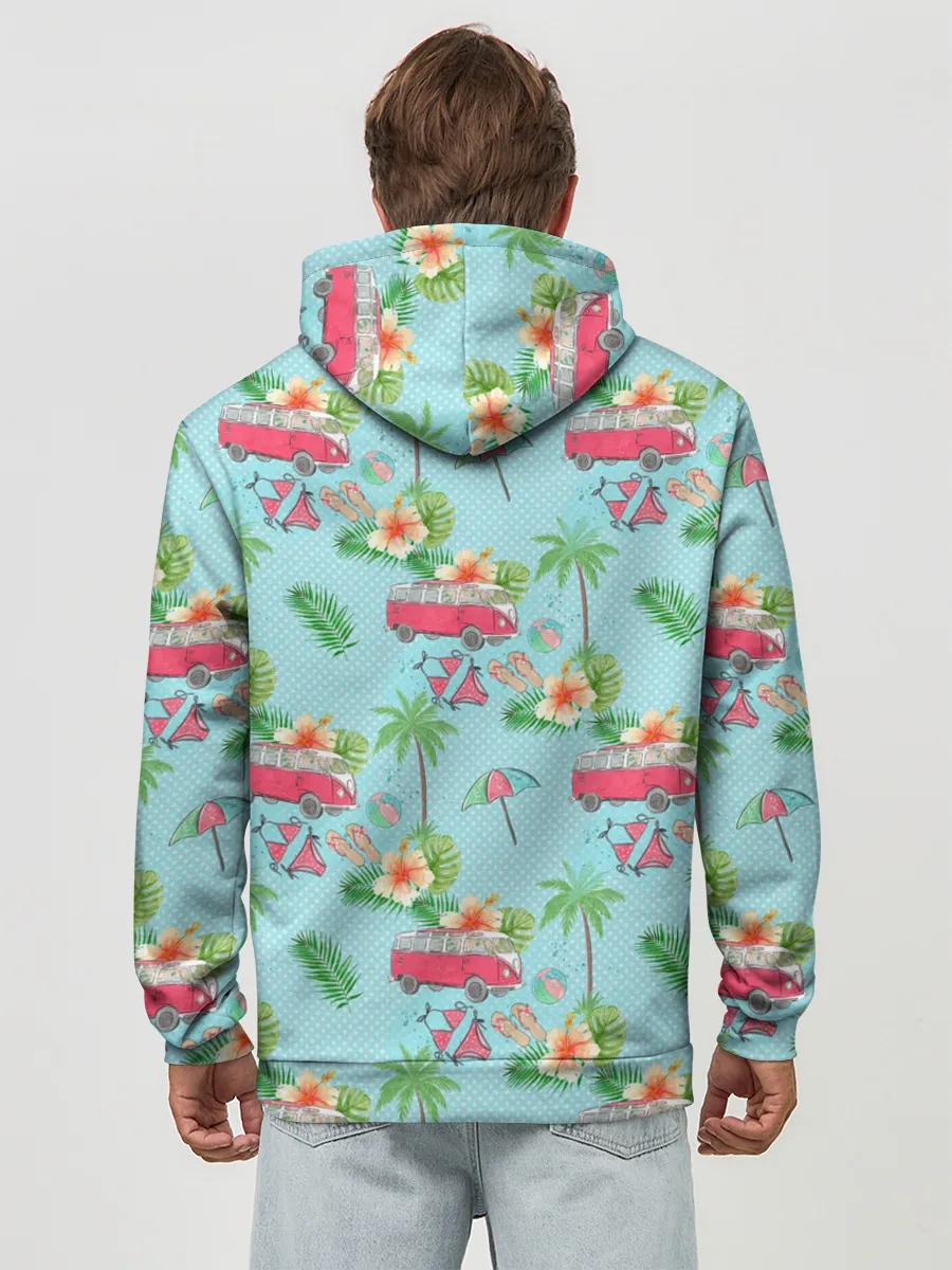 Худи мужской база хлопок / Путешествие хиппи