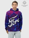 Худи мужской база хлопок / 3D плиты с подсветкой | FORD