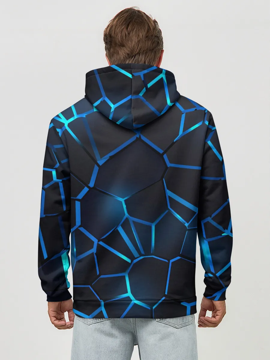 Худи мужской база хлопок / Ford | 3D плиты с подсветкой