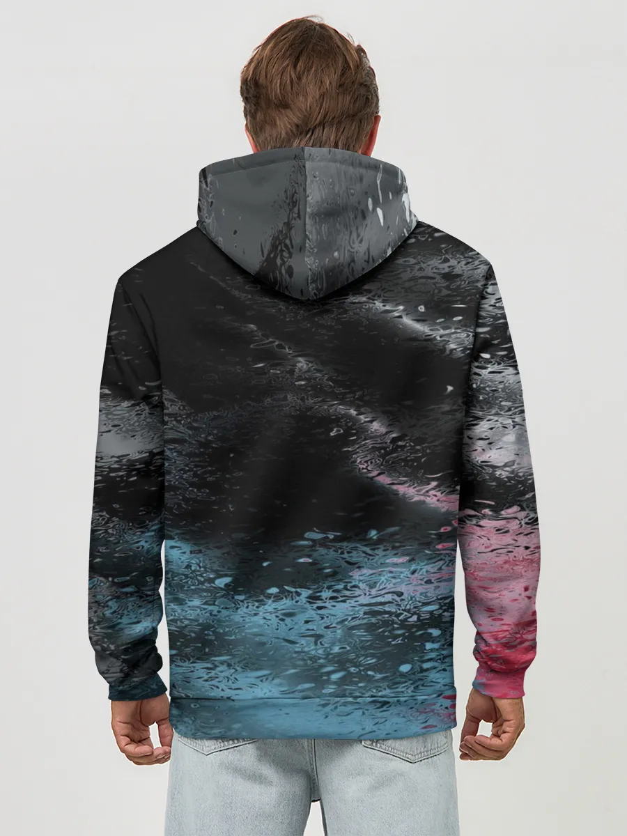 Худи мужской база хлопок / Распад красок