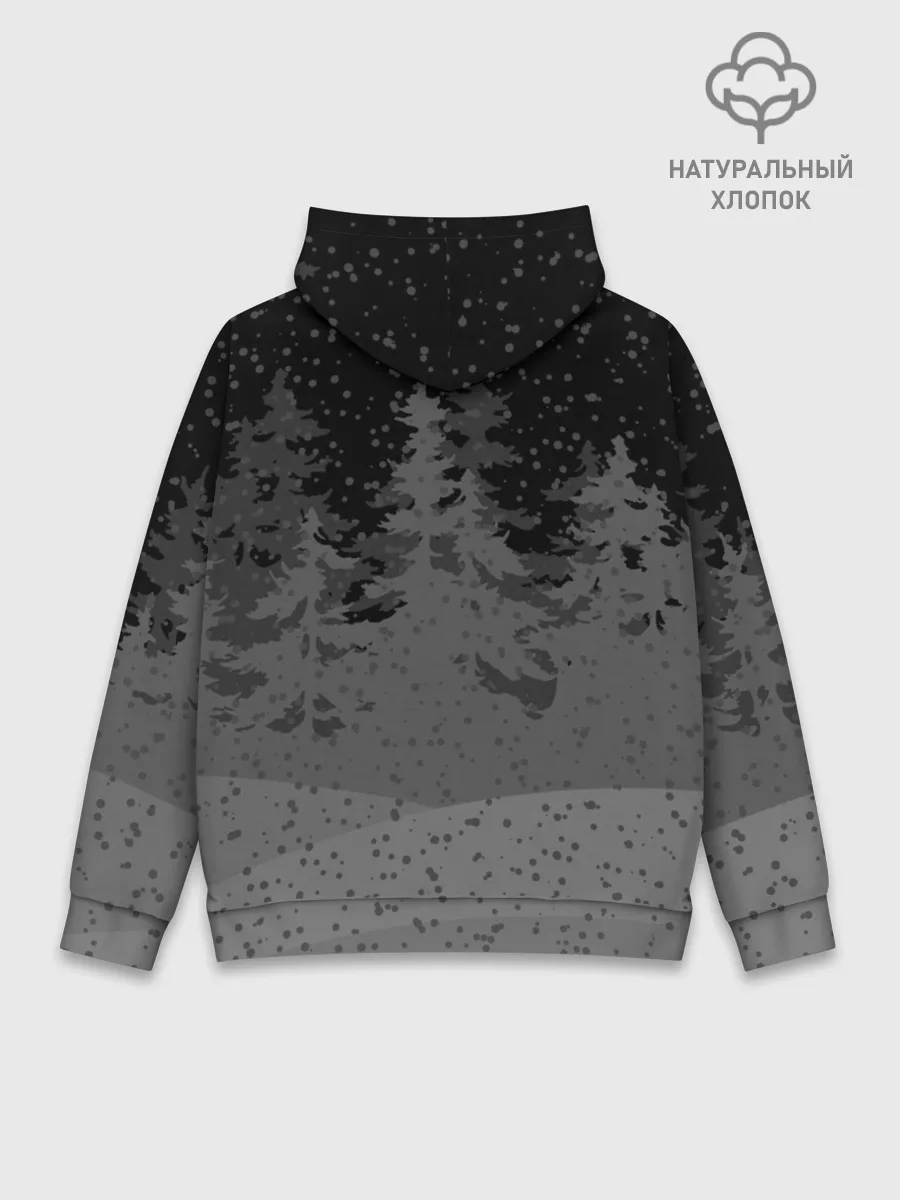 Худи мужской база хлопок / Keep calm and Merry Christmas