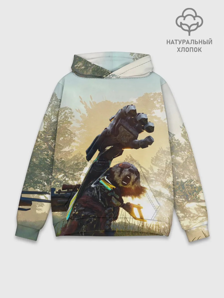 Худи мужской база хлопок / Biomutant | Биомутант рука