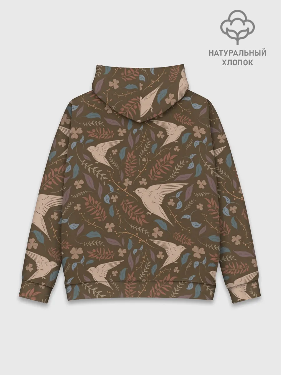 Худи мужской база хлопок / Литой стриж